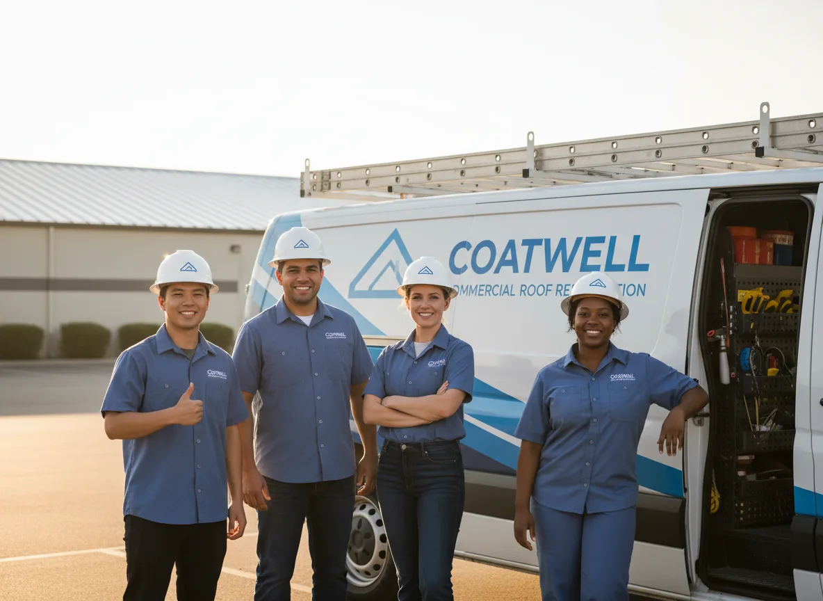 Commercial roof coating company in Hornsby, TN